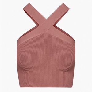 Aritizia Sculpt Knit Criss Cross Tank